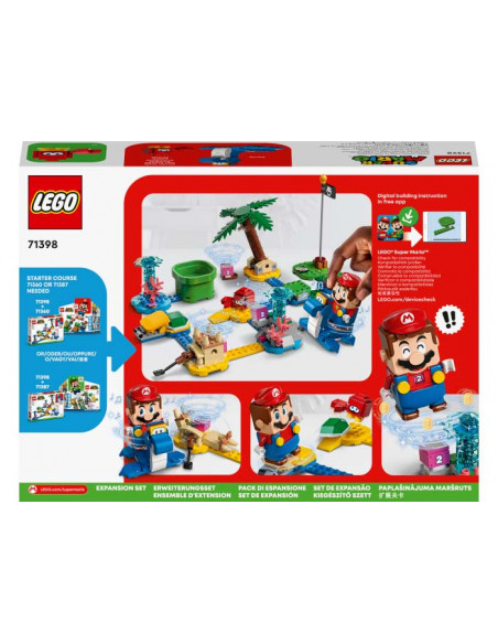 Lego Super Mario, Set de extindere - Plaja lui Dorrie,71398