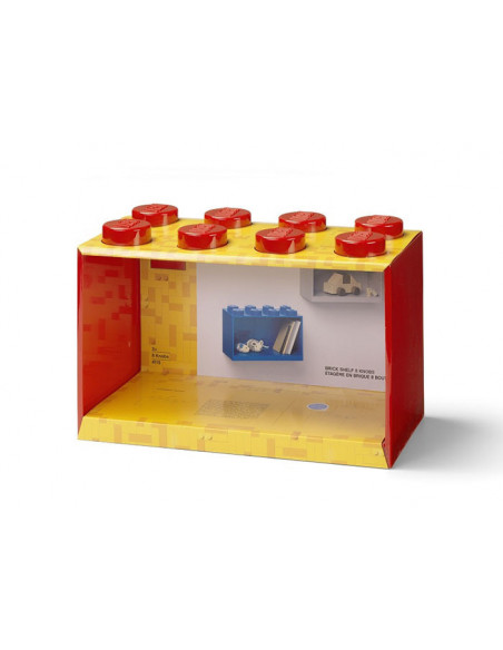 Raft Caramida LEGO 2x4 - Rosu,41151730