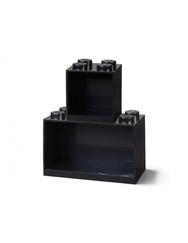 Set 2 rafturi Caramida LEGO - Negru,41171733
