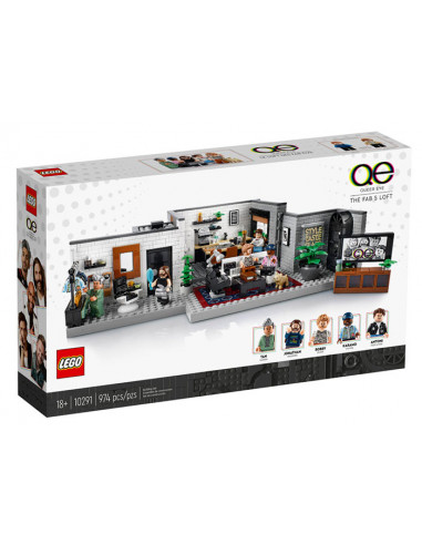 Lego Creator Expert, Queer Eye - Apartamentul Fab 5,10291