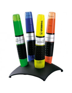 SW117114,Textmarker Stabilo Luminator cu suport plastic, 4 culori