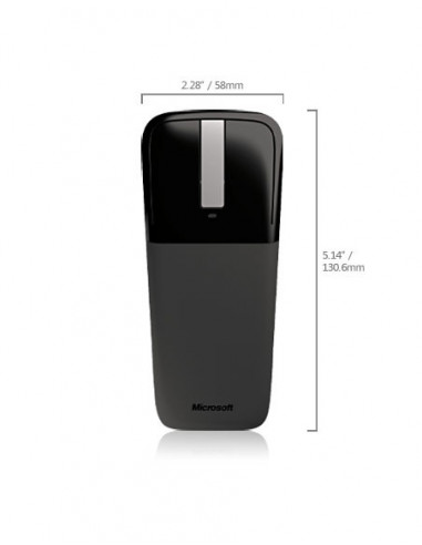 Mouse Microsoft ARC Touch, Wireless, Negru,RVF-00050