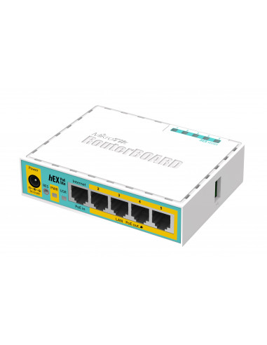 NET ROUTER 10/100M 5PORT HEX/POE LITE RB750UPR2