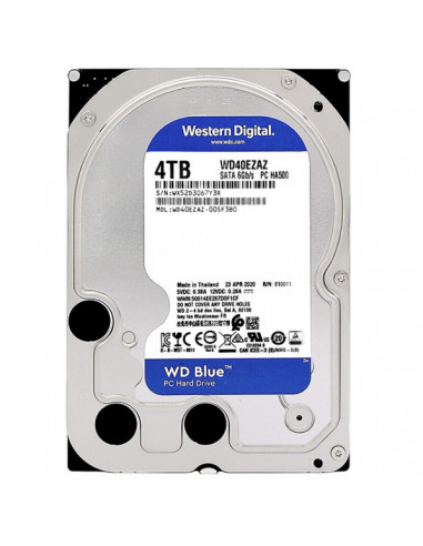 HDD SATA 4TB 6GB/S 256MB/BLUE WD40EZAZ WDC,WD40EZAZ