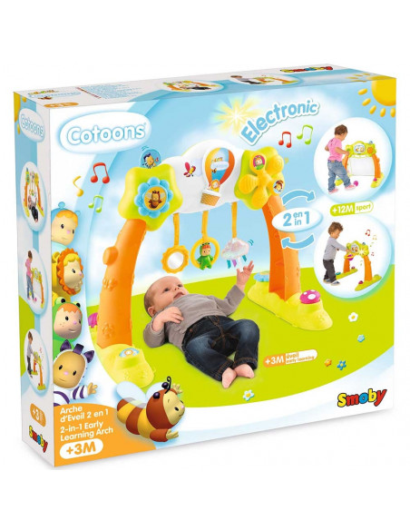 Centru de activitati Smoby Cotoons 2 in 1,S7600110221