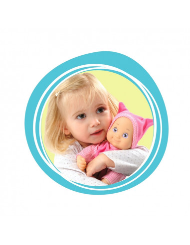 Papusa Smoby Minikiss 27 cm roz,S7600210114