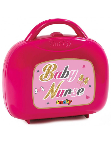 Gentuta pentru ingrijire papusi Smoby Baby Nurse roz,S7600220319