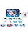 Set de servit ceaiul din metal Smoby Frozen cu 14