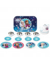 Set de servit ceaiul din metal Smoby Frozen cu 14