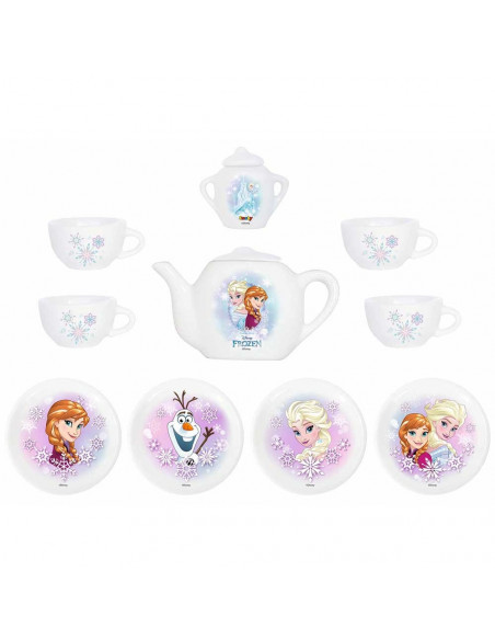 Set de servit ceaiul din portelan Smoby Frozen cu 12