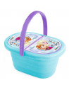 Jucarie Smoby Cos picnic si set vesela Frozen cu 21 de