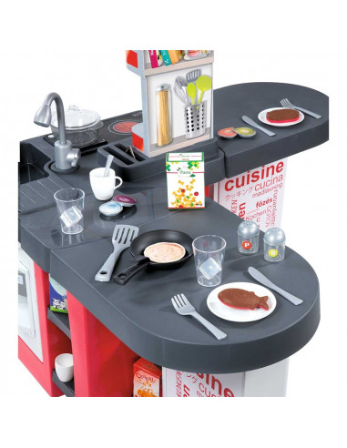 Bucatarie Smoby Tefal Studio XXL Bubble rosu,S7600311025