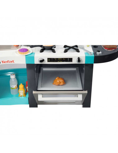 Bucatarie electronica Smoby Tefal French Touch Bubble cu oala