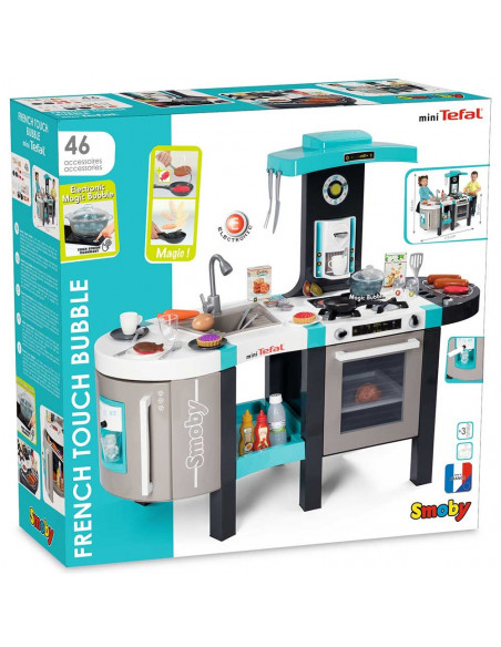 Bucatarie electronica Smoby Tefal French Touch Bubble cu oala