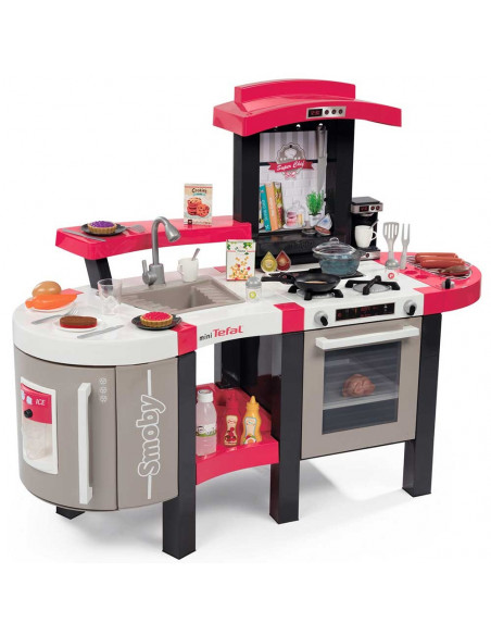 Bucatarie Smoby Tefal Super Chef Deluxe cu grill si aparat de