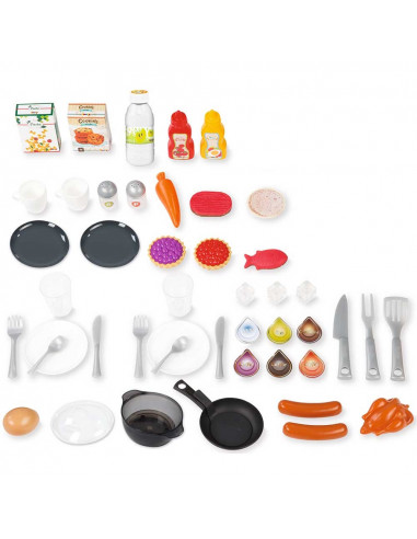Bucatarie Smoby Tefal Super Chef Deluxe cu grill si aparat de