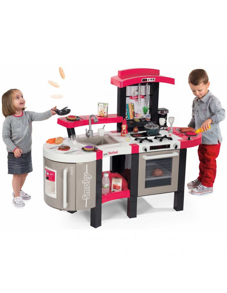 Bucatarie Smoby Tefal Super Chef Deluxe cu grill si aparat de