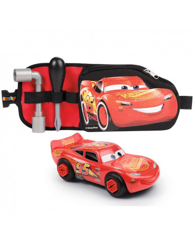 Jucarie Smoby Centura Cars 3 cu unelte si masinuta