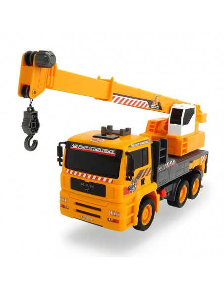 Camion Dickie Toys MAN Air Pump Mobile Crane cu