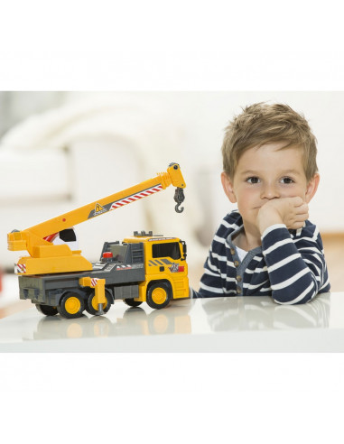 Camion Dickie Toys MAN Air Pump Mobile Crane cu