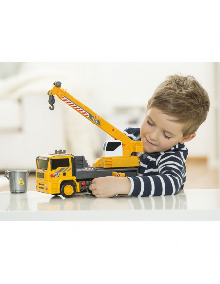 Camion Dickie Toys MAN Air Pump Mobile Crane cu