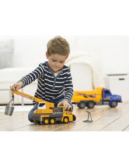 Camion Dickie Toys MAN Air Pump Mobile Crane cu