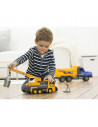 Camion Dickie Toys MAN Air Pump Mobile Crane cu