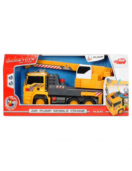 Camion Dickie Toys MAN Air Pump Mobile Crane cu