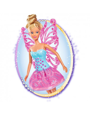 Papusa Simba Steffi Love 29 cm Fairy Friends cu ponei si aripi
