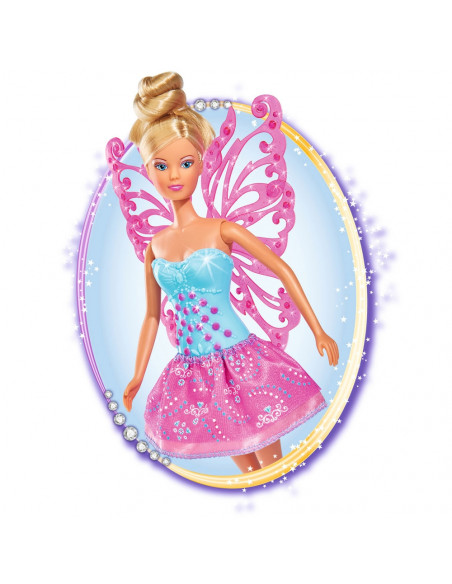 Papusa Simba Steffi Love 29 cm Fairy Friends cu ponei si aripi