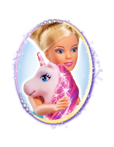 Papusa Simba Steffi Love 29 cm Fairy Friends cu ponei si aripi