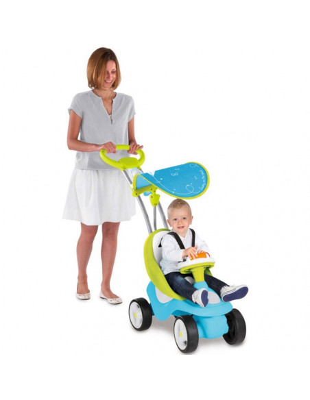 Masinuta de impins Smoby Bubble Go 2 in 1 blue,S7600720101