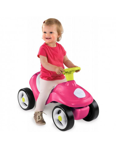 Masinuta de impins Smoby Bubble Go 2 in 1 pink,S7600720102