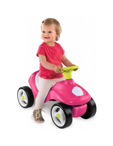 Masinuta de impins Smoby Bubble Go 2 in 1 pink,S7600720102