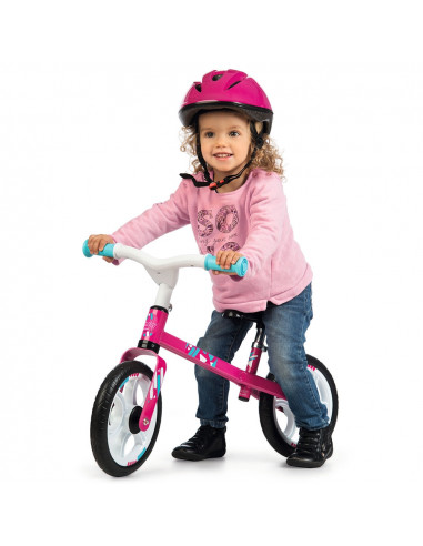 Bicicleta fara pedale Smoby First Bike pink,S7600770205