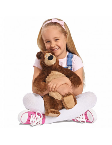 Jucarie de plus Simba Masha and the Bear, Bean Bag Bear 43