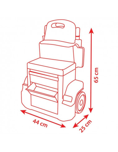 Atelier Smoby Cars XRS Mack cu accesorii,S7600360215