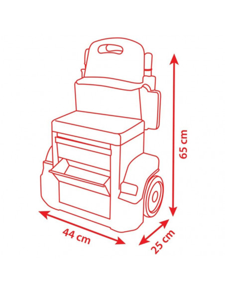 Atelier Smoby Cars XRS Mack cu accesorii,S7600360215