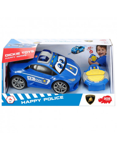 Masina Dickie Toys Happy Police Lamborghini Huracan cu