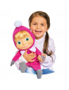 Papusa cu corp moale Simba Masha and the Bear 40 cm Masha Soft