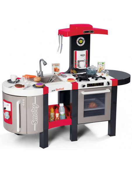 Bucatarie Smoby Tefal French Touch Bubble cu oala magica si