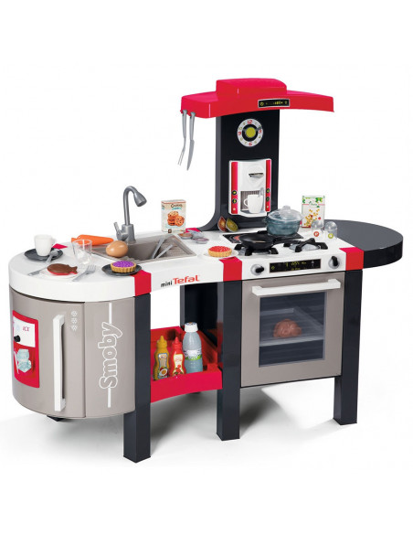 Bucatarie Smoby Tefal French Touch Bubble cu oala magica si