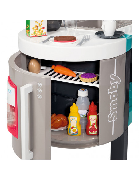 Bucatarie Smoby Tefal French Touch Bubble cu oala magica si
