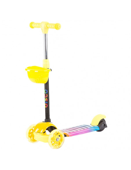 Trotineta Chipolino Disco yellow pink,DSDIS0191YP