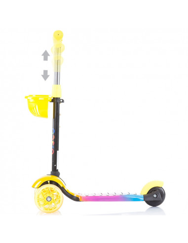 Trotineta Chipolino Disco yellow pink,DSDIS0191YP