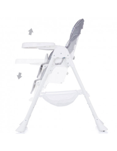 Scaun de masa Chipolino Bandi grey,STHBA0201GY