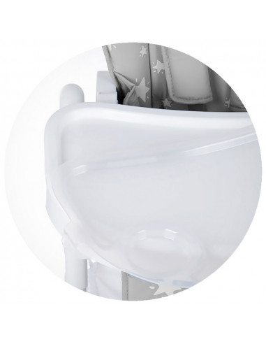 Scaun de masa Chipolino Bandi grey,STHBA0201GY