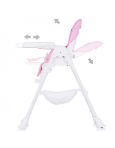 Scaun de masa Chipolino Bandi pink,STHBA0203PI
