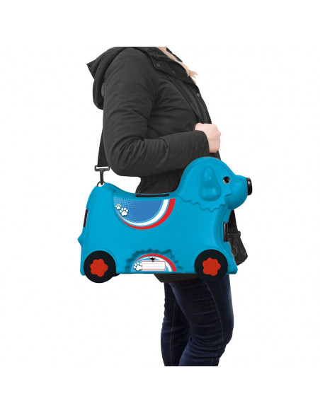 Masinuta de impins tip valiza Big Bobby Trolley blue,S800055352