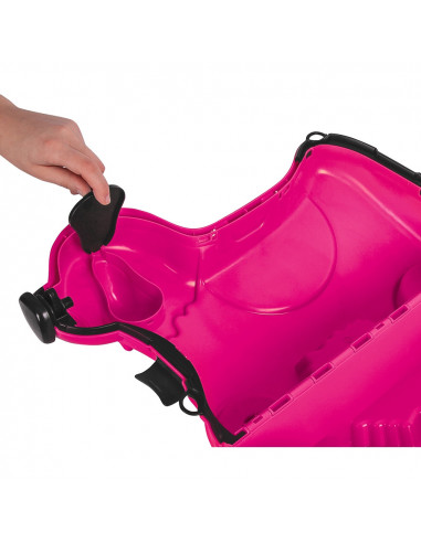 Masinuta de impins tip valiza Big Bobby Trolley pink,S800055353